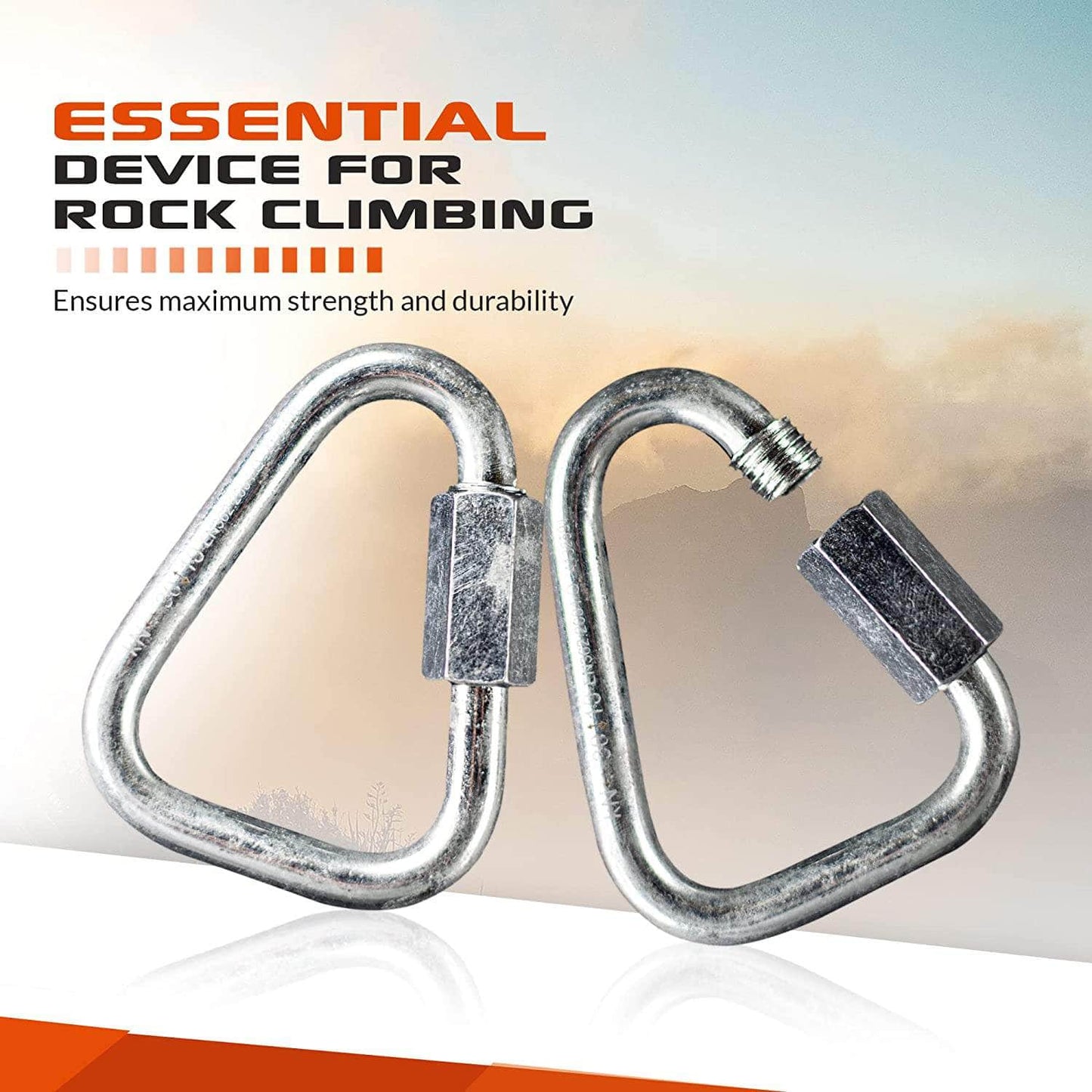 10mm / Silver / Delta ARM-QLSD-10mm RopeHub Climbing Gear