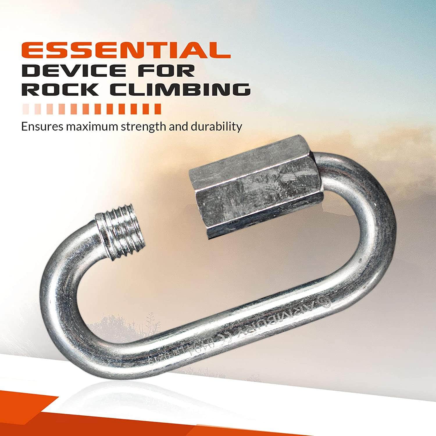 8mm / Silver / Oval 8mm ARM-QLSO-8mm RopeHub Climbing Gear