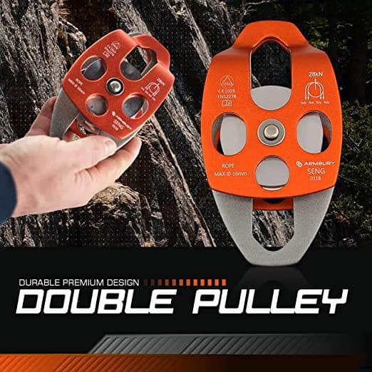 82mm x 158mm / Orange ARM-Pull-SengMobileDouble-Orange RopeHub Climbing Gear