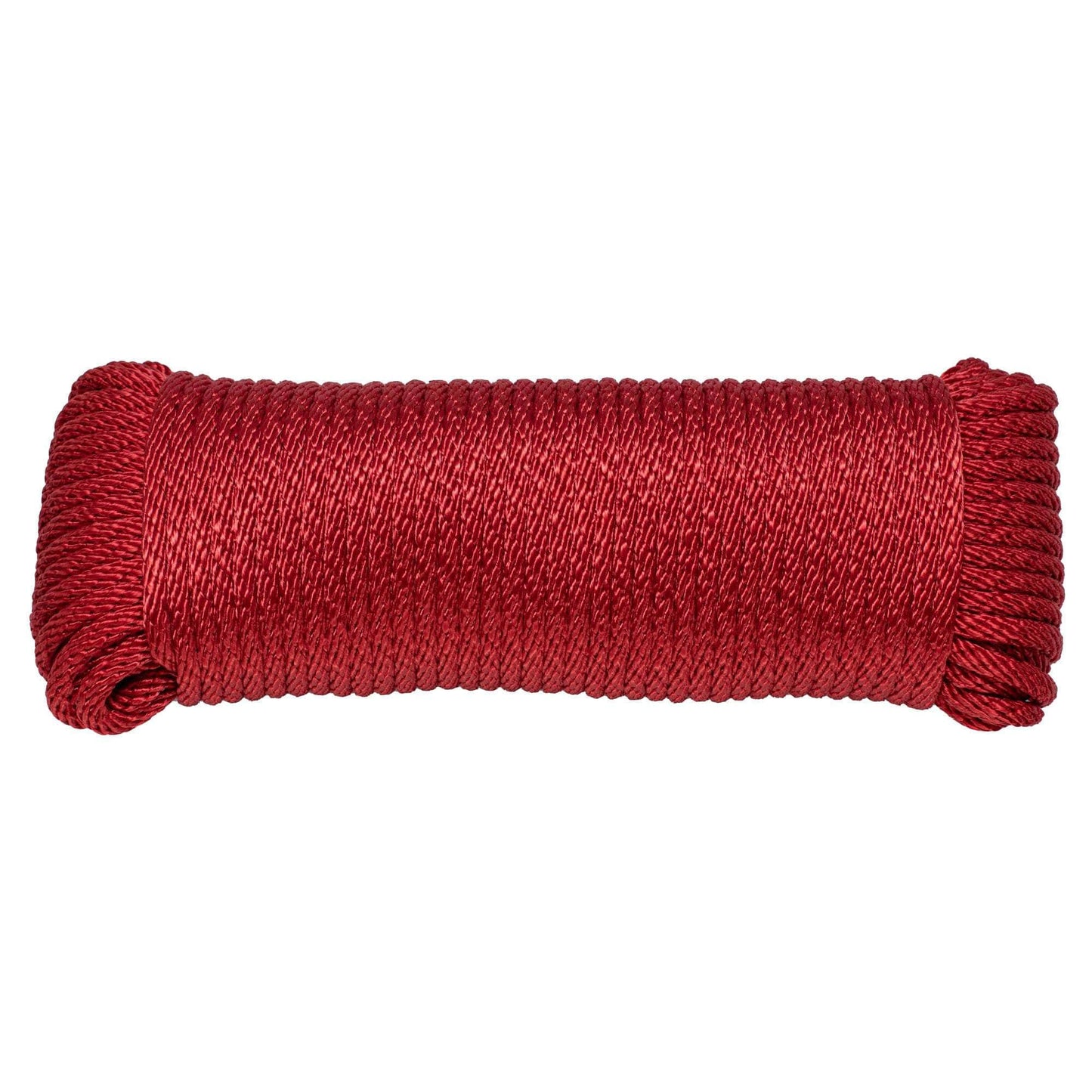 (#8) 1/4 in / 100 ft / Red SK-SBN-14x100-Red RopeHub Solid Braid Rope