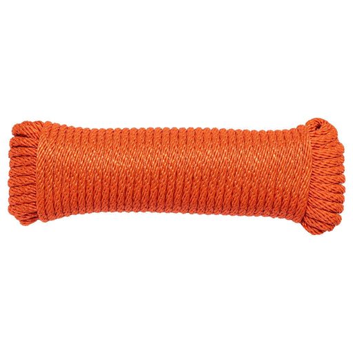 (#8) 1/4 in / 50 ft / Orange SK-SBN-14x50-Orange RopeHub Solid Braid Rope