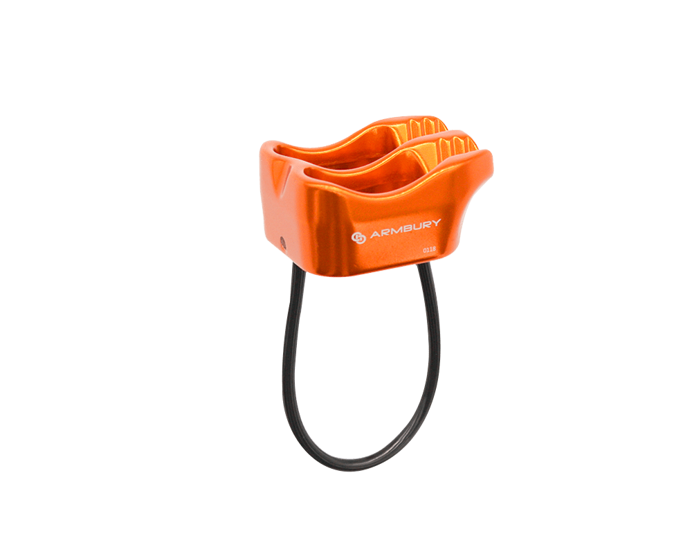 8mm-11mm / Orange ARM-Belay-Tuber-Orange RopeHub Climbing Gear