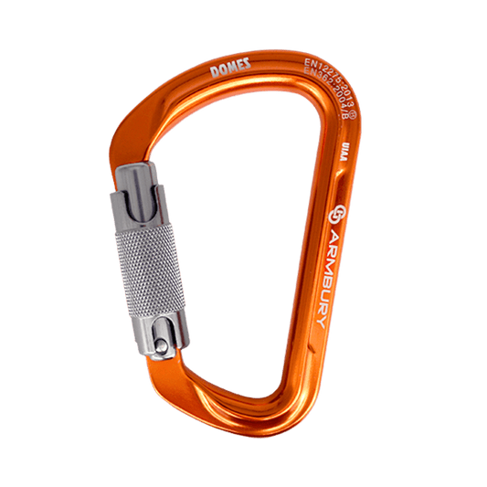 112mm x 75mm / Orange Gray / Domes Twist ARM-Domes-TwistLock ARMBURY Climbing Gear
