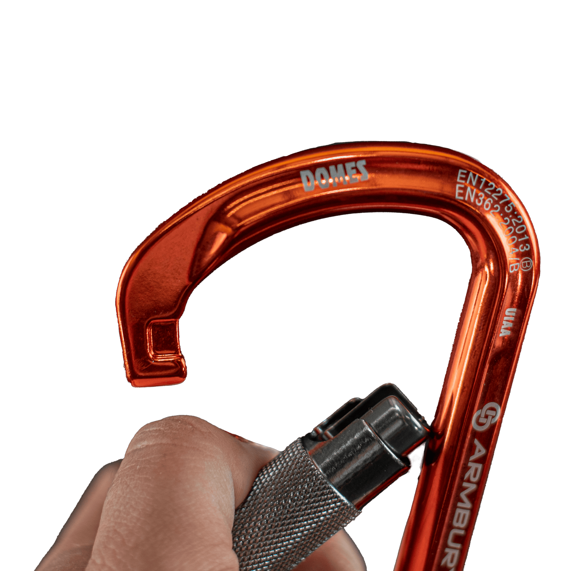 112mm x 75mm / Orange Gray / Domes Twist ARM-Domes-TwistLock ARMBURY Climbing Gear