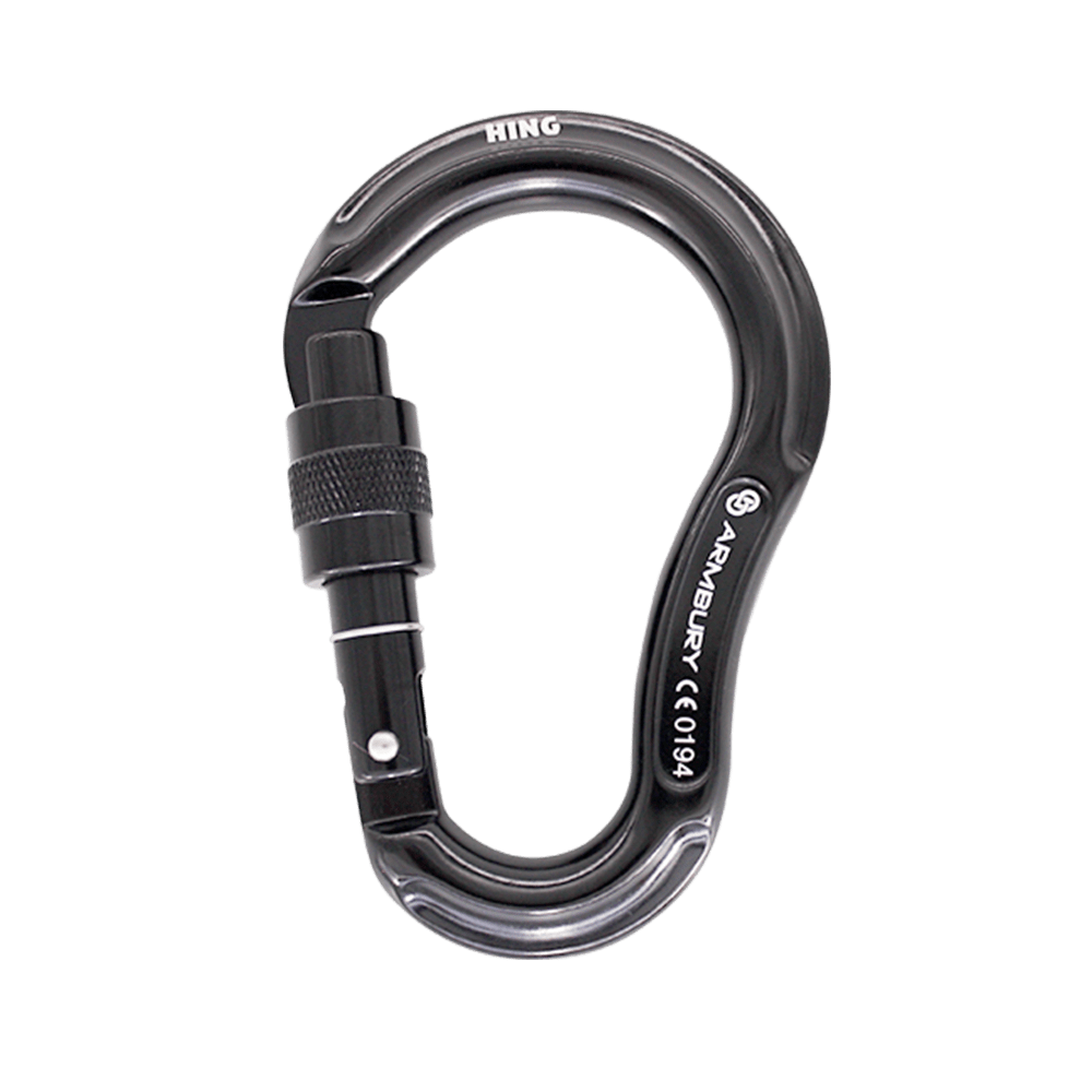 118mm x 76mm / Black / Hinge Screw ARM-Hinge-ScrewLock ARMBURY Climbing Gear