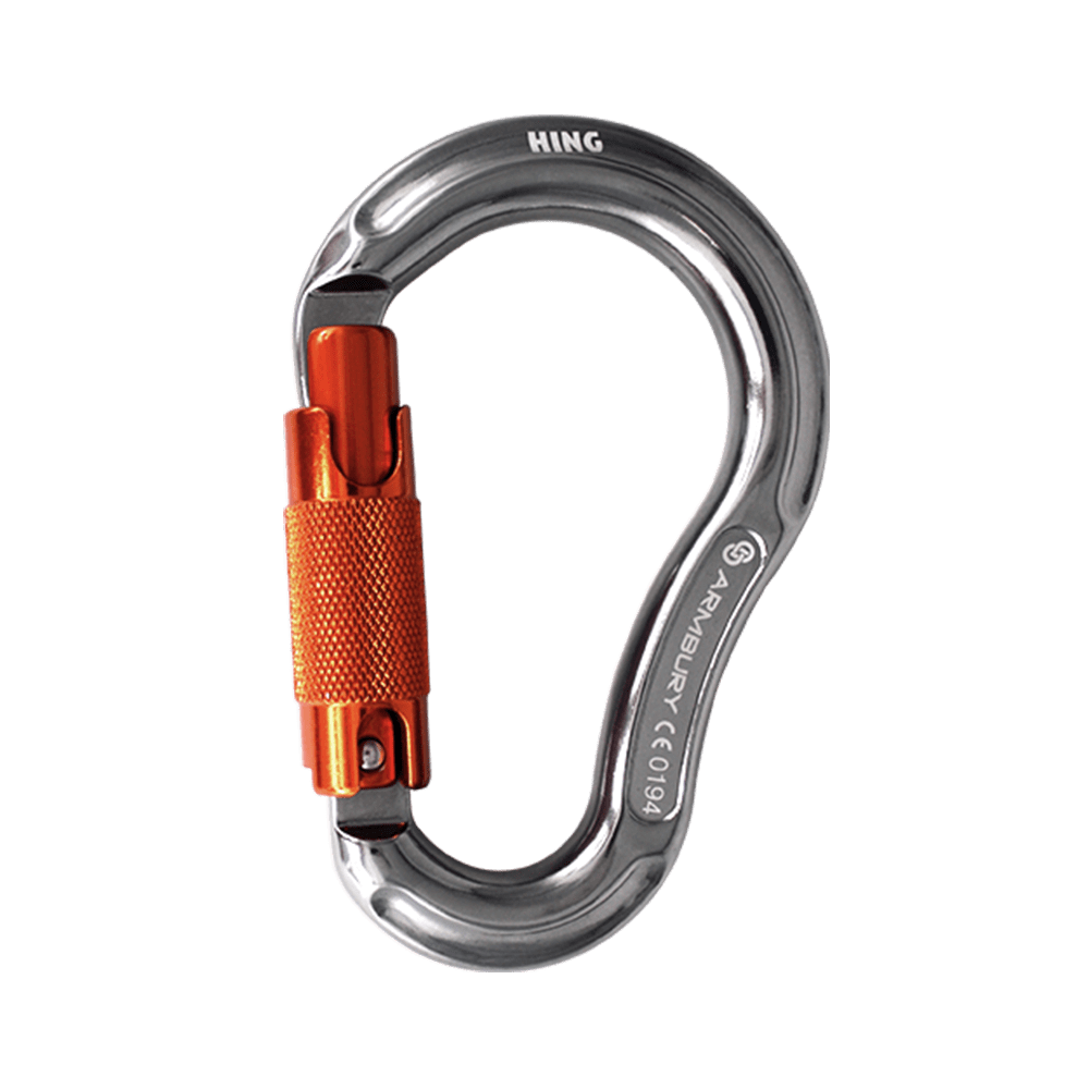 118mm x 76mm / Gray Orange / Hinge Triple ARM-Hinge-TripleLock ARMBURY Climbing Gear