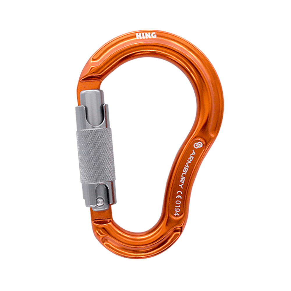 118mm x 76mm / Orange Gray / Hinge Twist ARM-Hinge-TwistLock ARMBURY Climbing Gear