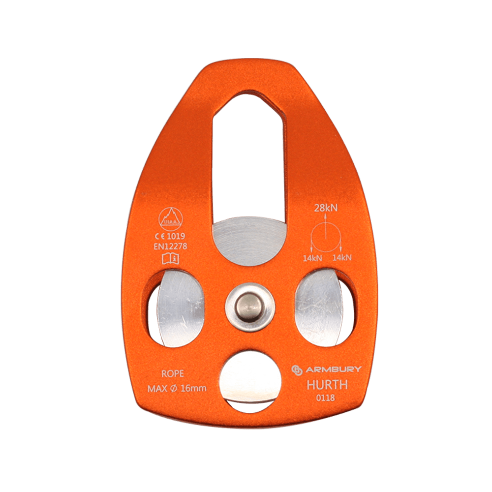 82mm x 127mm / Orange ARM-Pull-HurthMobileSingle-Orange RopeHub Climbing Gear