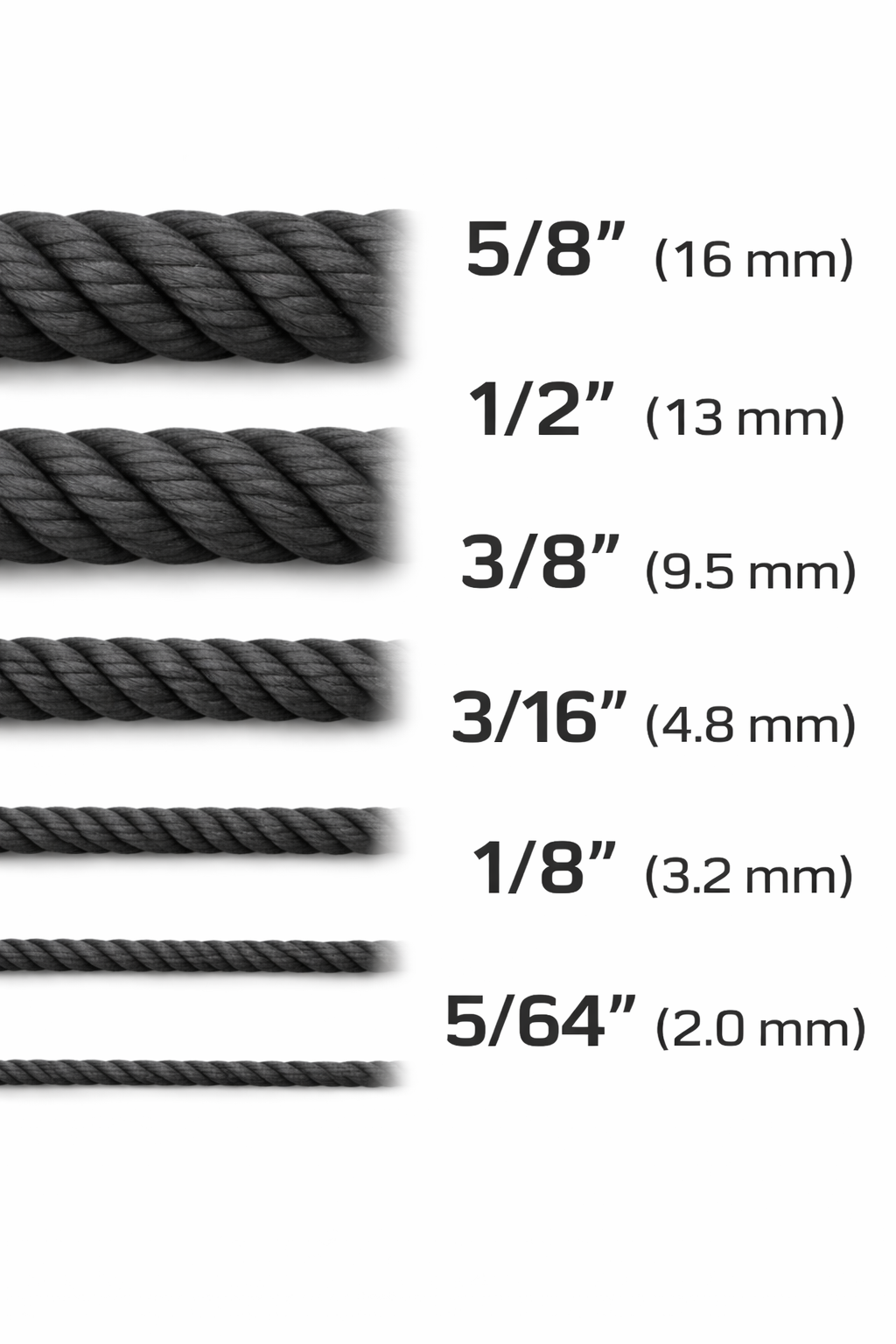 RopeHub 100% Cotton Twisted Rope Natural - Versatile - Made in North America
