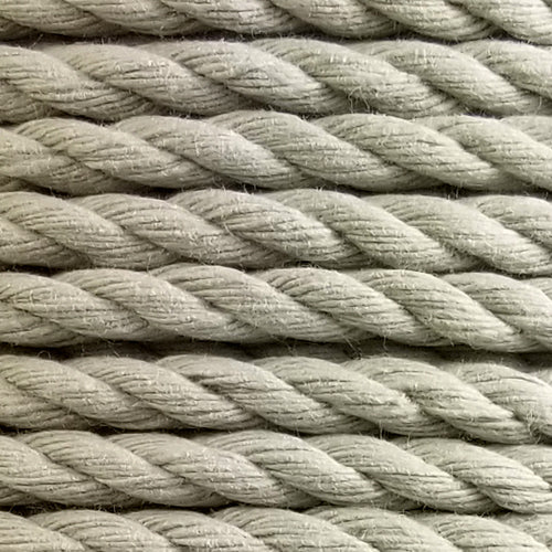 RopeHub 100% Cotton Twisted Rope Natural - Versatile - Made in North America