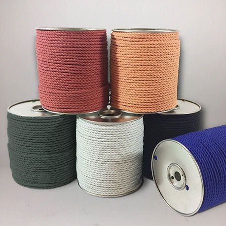 RopeHub 100% Cotton Twisted Rope Natural - Versatile - Made in North America