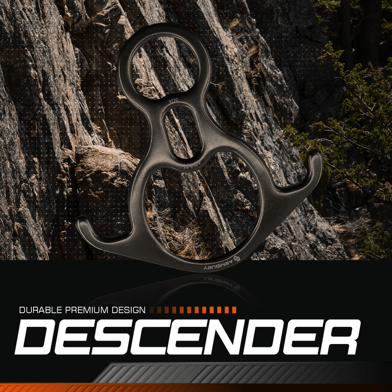 ARM-Belay-Figure8-Gray RopeHub Climbing Gear