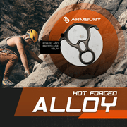 ARM-Belay-Figure8-Gray RopeHub Climbing Gear