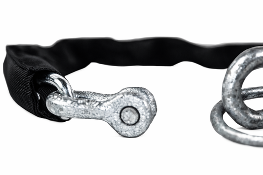 RopeHub Nylon Rope Chafe Guard for Boating, Rock Climbing, Rappelling, Battle Ropes - Prevents Chafing, Abrasion Protection