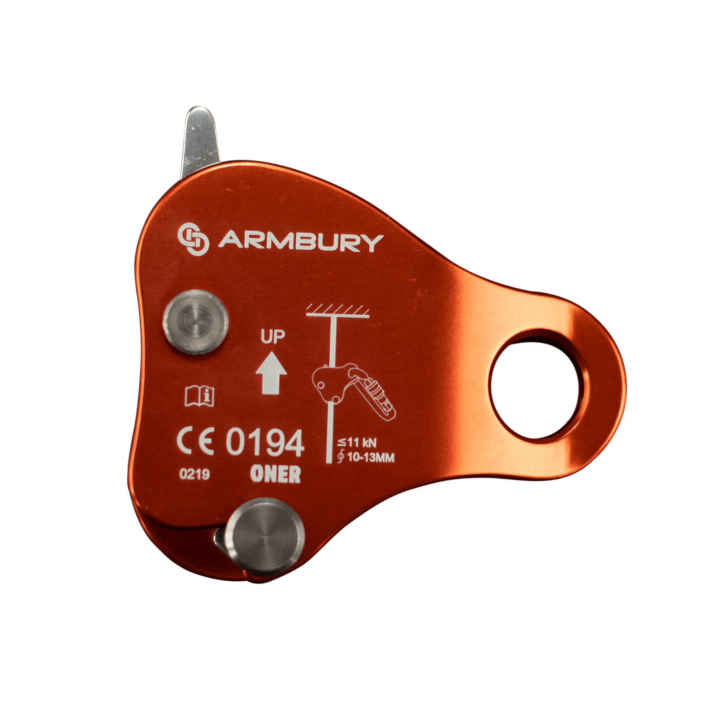 10-13mm / Orange ARM-Ascend-OC-Orange RopeHub Climbing Gear