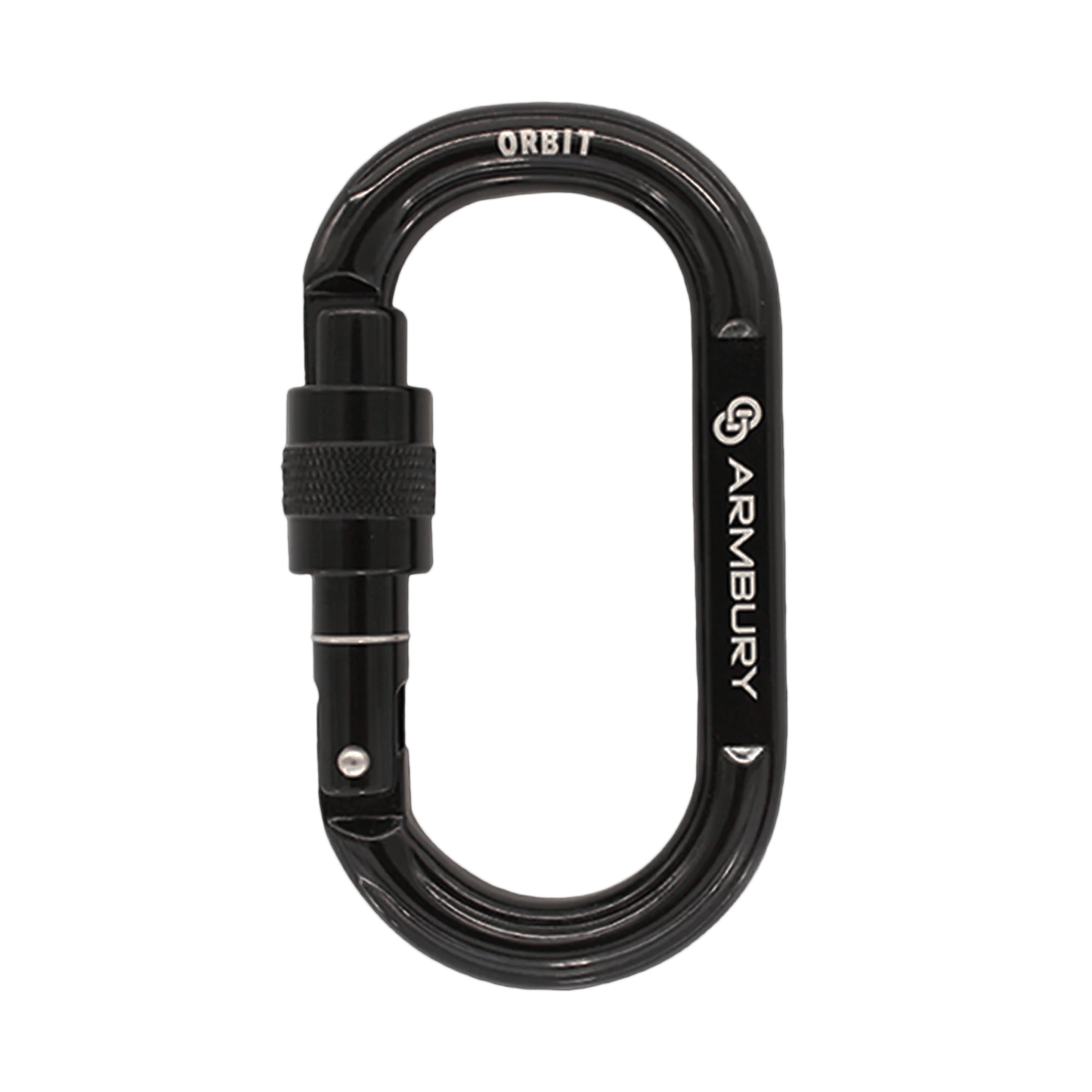 111mm x 62mm / Black / Orbit Screw ARM-Orbit-ScrewLock RopeHub Climbing Gear