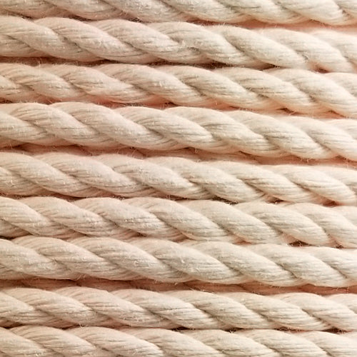 RopeHub 100% Cotton Twisted Rope Natural - Versatile - Made in North America