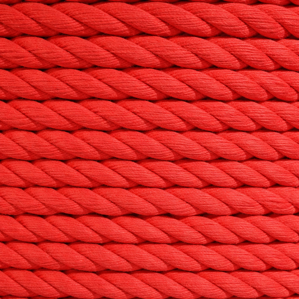 RopeHub 100% Cotton Twisted Rope Natural - Versatile - Made in North America