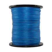 1/4 in (6mm) / 600 ft / Blue SK-AMB-Blue-14x600 RopeHub Hollow Braid Rope