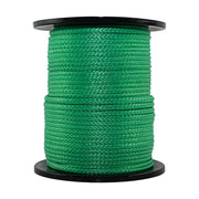 1/4 in (6mm) / 600 ft / Green SK-AMB-Green-14x600 RopeHub Hollow Braid Rope