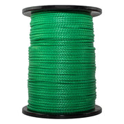 3/16 in (5mm) / 600 ft / Green SK-AMB-Green-316x600 RopeHub Hollow Braid Rope