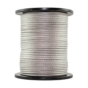 1/4 in (6mm) / 600 ft / Silver SK-AMB-Silver-14x600 RopeHub Hollow Braid Rope