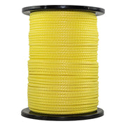 3/16 in (5mm) / 600 ft / Yellow SK-AMB-Yellow-316x600 RopeHub Hollow Braid Rope