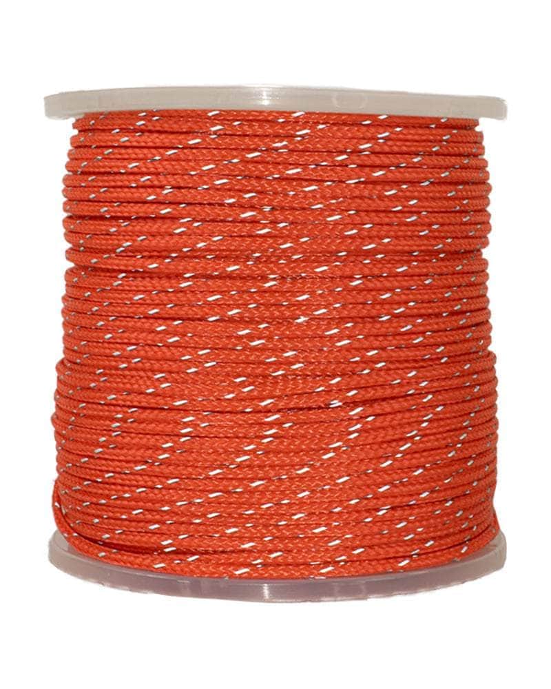 3/8 / 1000.0 FT / Reflective Orange SK-HBPER-38x1000-Orange RopeHub Hollow Braid Rope