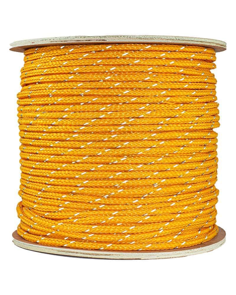 3/8 / 1000.0 FT / Reflective Yellow SK-HBPER-38x1000-Yellow RopeHub Hollow Braid Rope