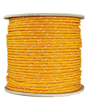 3/8 / 1000.0 FT / Reflective Yellow SK-HBPER-38x1000-Yellow RopeHub Hollow Braid Rope