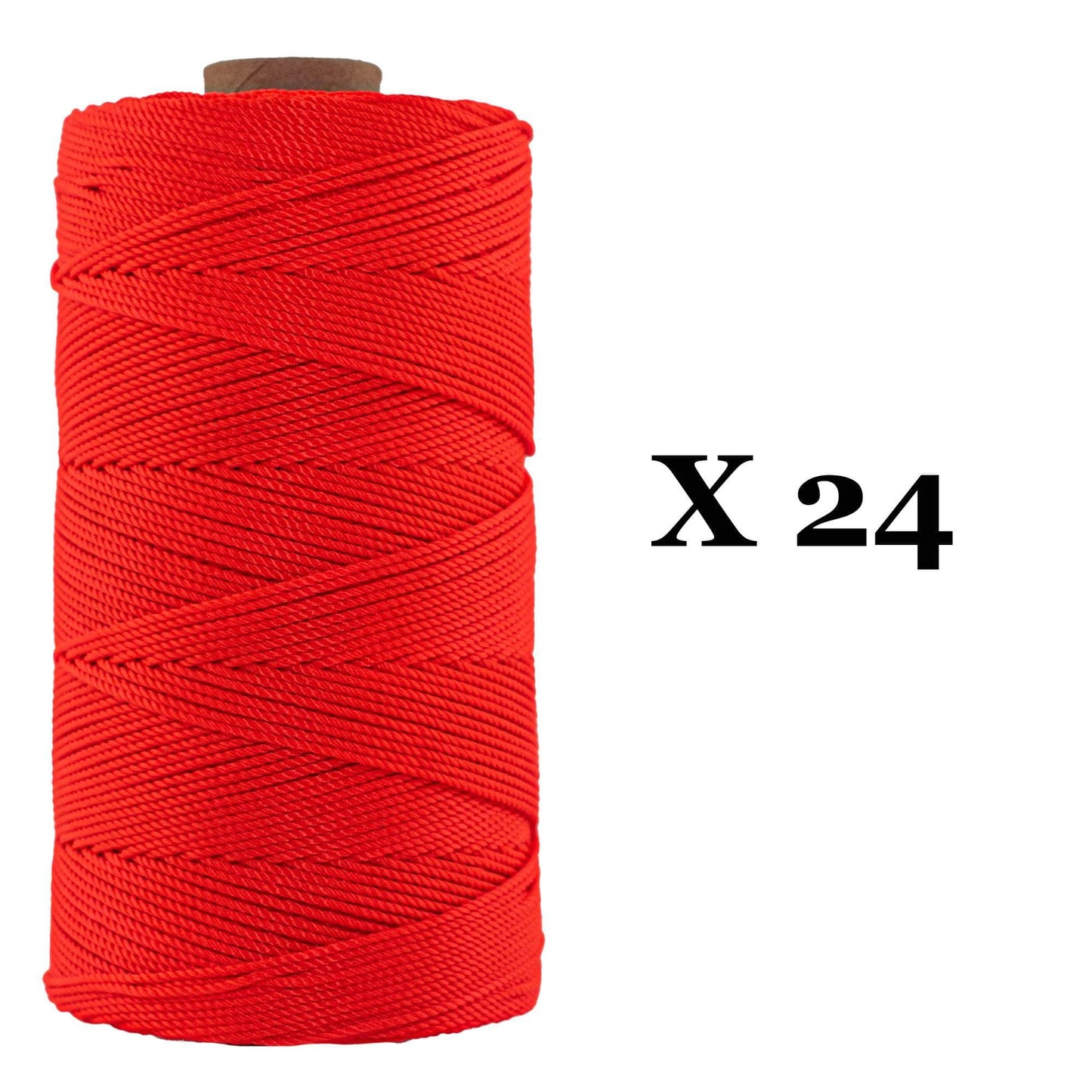 #18 / 1100 ft - 24 Case Pack / Fluorescent Orange SK-TML-24Case-1100-FLOrange RopeHub Mason Line