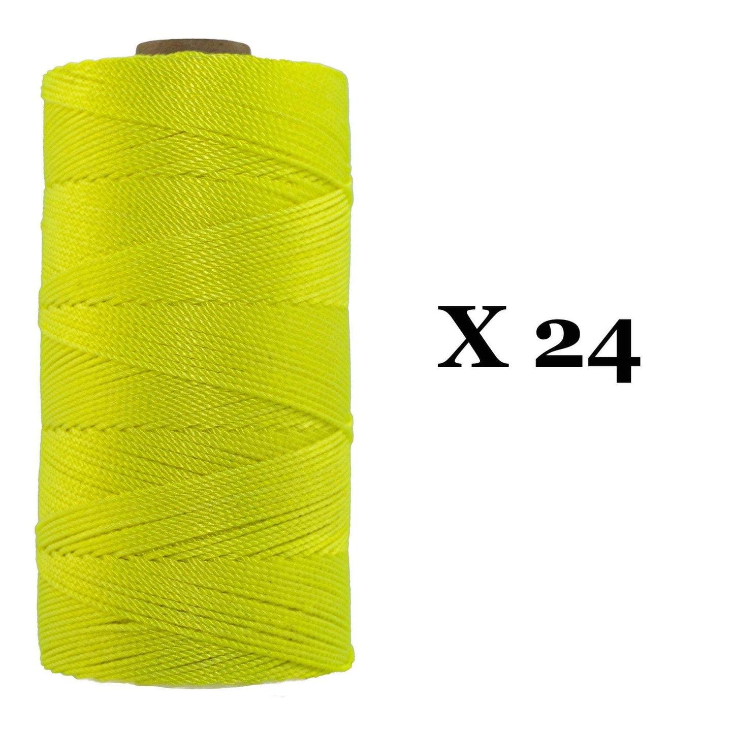 #18 / 1100 ft - 24 Case Pack / Fluorescent Yellow SK-TML-24Case-1100-FLYellow RopeHub Mason Line
