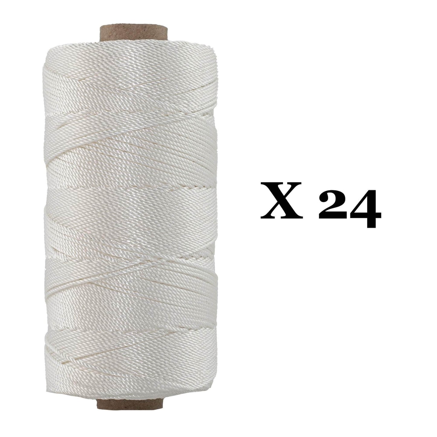#18 / 1100 ft - 24 Case Pack / White SK-TML-24Case-1100-White RopeHub Mason Line