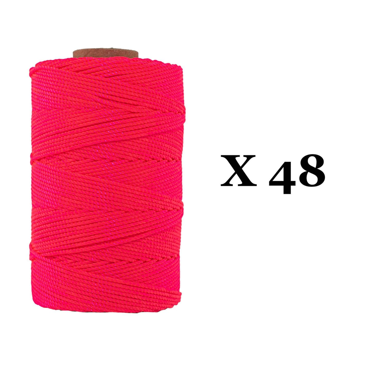 #18 / 550 ft - 48 Case Pack / Fluorescent Pink SK-TML-48Case-550-FLPink RopeHub Mason Line
