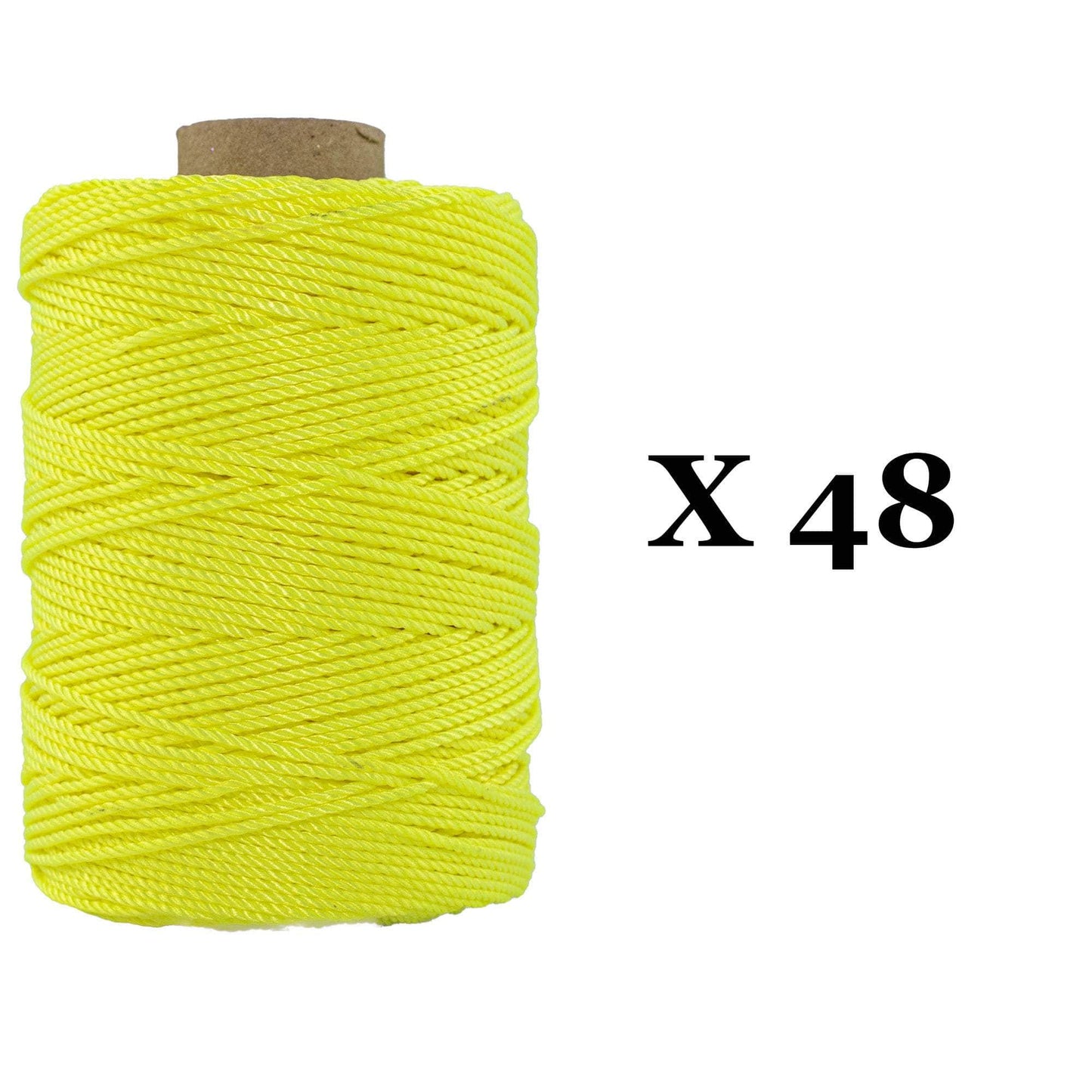 #18 / 550 ft - 48 Case Pack / Fluorescent Yellow SK-TML-48Case-550-FLYellow RopeHub Mason Line