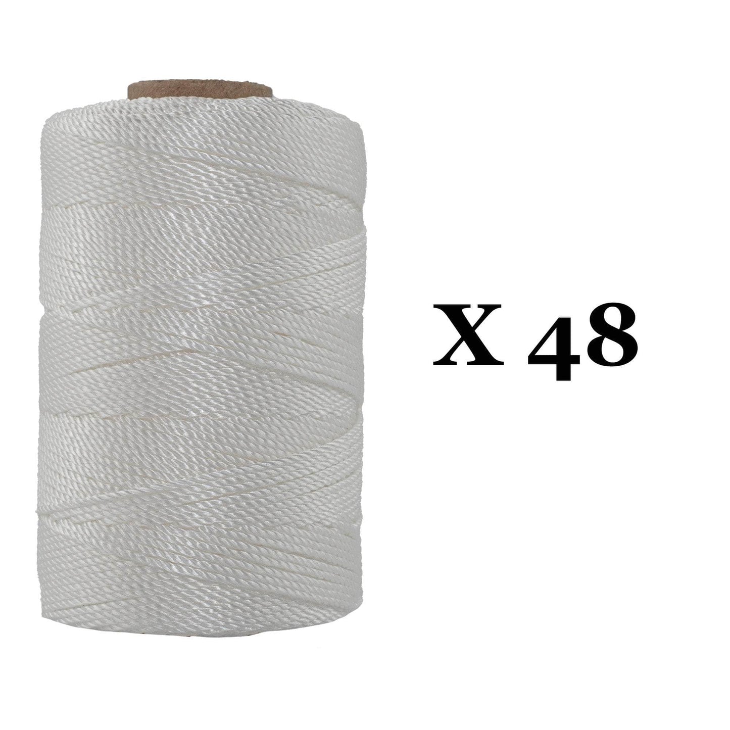 #18 / 550 ft - 48 Case Pack / White SK-TML-48Case-550-White RopeHub Mason Line