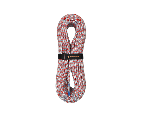 Arbury Static 10.5 mm InterCore rope in Red/White