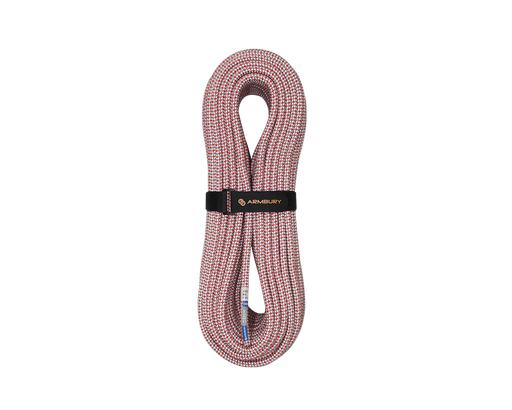 Arbury Static 10.5 mm InterCore rope in Red/White