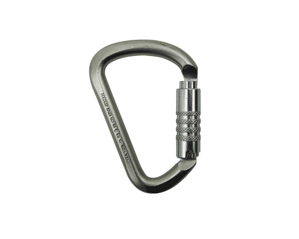 ARMBURY D Steel Carabiner Triple Lock