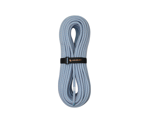 Arbury Static 11 mm InterCore rope in Blue/White