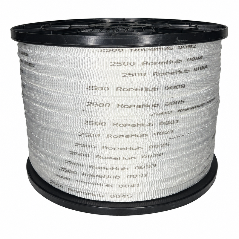 Third spool on a white background